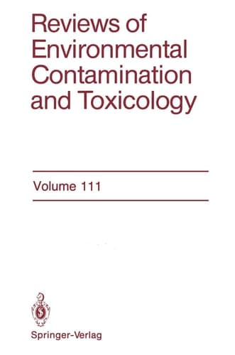 Reviews of Environmental Contamination and Toxicology Continuation of Residue Reviews