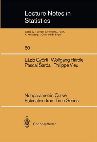 Nonparametric Curve Estimation from Time Series (Lecture Notes in Statistics, 60)