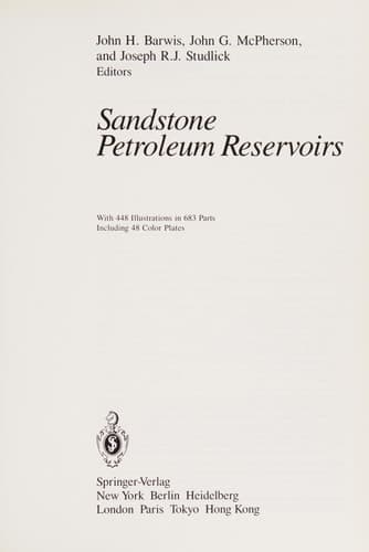 Sandstone Petroleum Reservoirs (Casebooks in Earth Sciences)