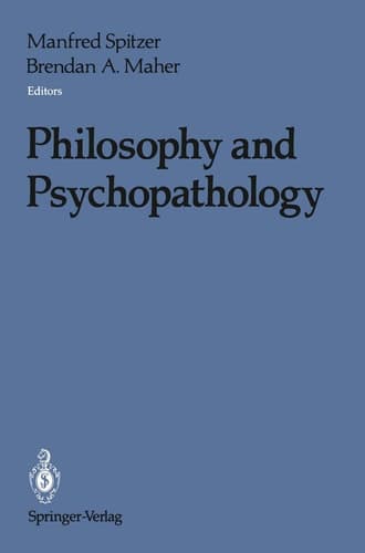 Philosophy and Psychopathology