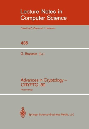 Advances in Cryptology - CRYPTO '89 Proceedings