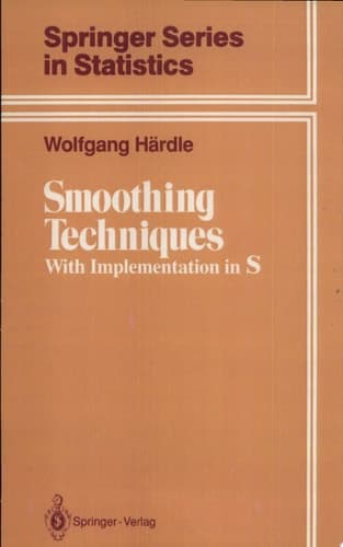 Smoothing Techniques With Implementation in S
