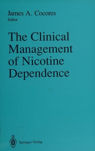 The Clinical Management of Nicotine Dependence