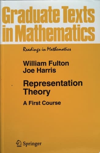 Representation Theory A First Course