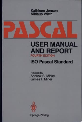 Pascal User Manual and Report ISO Pascal Standard