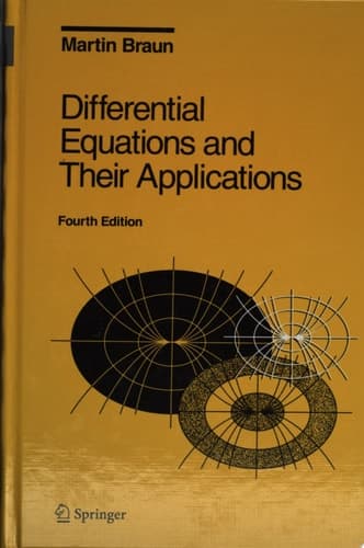 Differential Equations and Their Applications An Introduction to Applied Mathematics