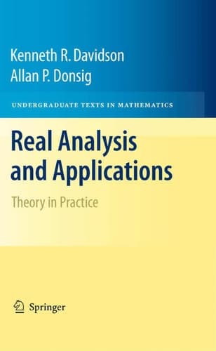 Real Analysis and Applications Theory in Practice