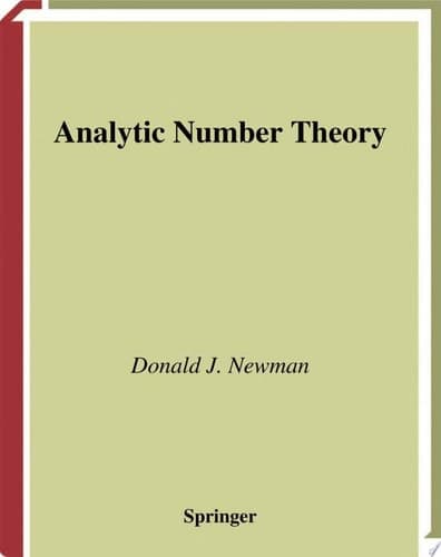 Analytic Number Theory