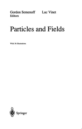 Particles and Fields