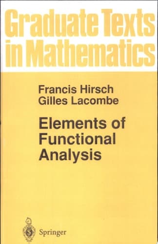 Elements of Functional Analysis