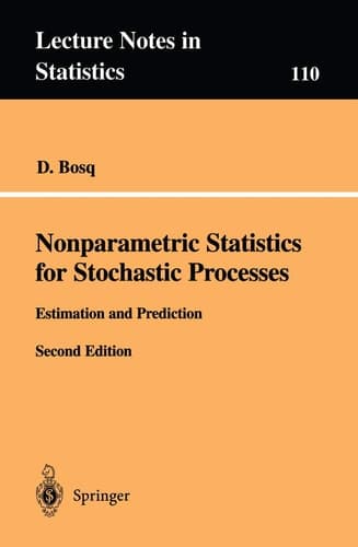 Nonparametric Statistics for Stochastic Processes Estimation and Prediction