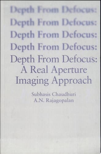 Depth From Defocus: A Real Aperture Imaging Approach