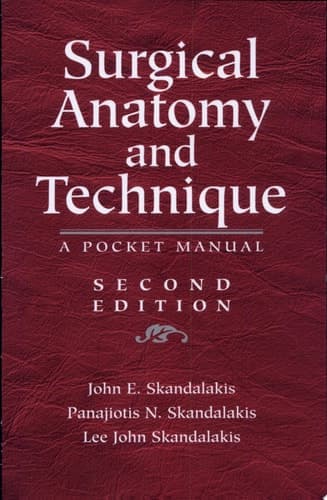 Surgical Anatomy and Technique A Pocket Manual