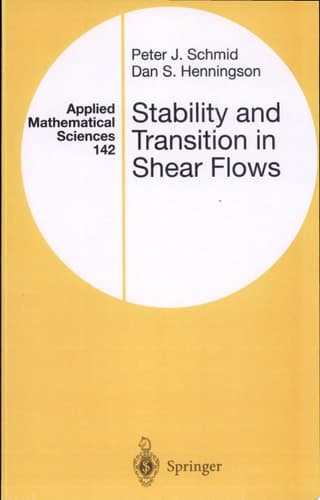 Stability and Transition in Shear Flows