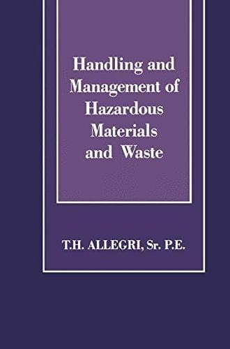 Handling and Management of Hazardous Materials and Waste