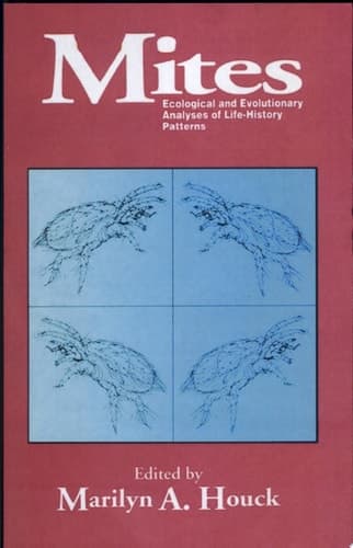 Mites Ecological and Evolutionary Analyses of Life-History Patterns