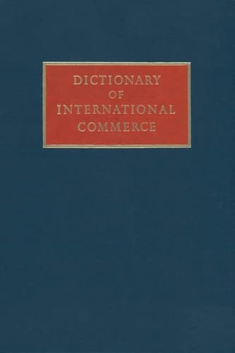 Dictionary of International Commerce