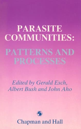 Parasite Communities: Patterns and Processes