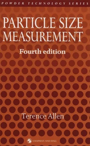 Particle Size Measurement (Powder Technology Series)