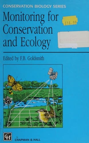 Monitoring for Conservation and Ecology (Conservation Biology, 3)