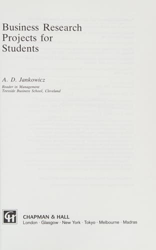Business Research Projects for Students