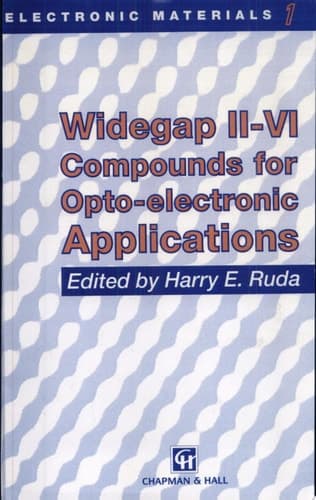 Widegap II–VI Compounds for Opto-Electronic Applications