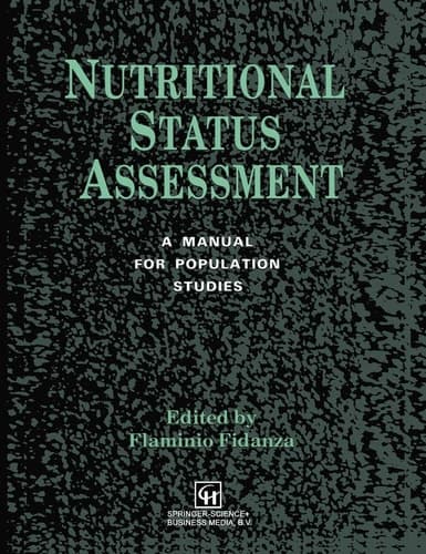 Nutritional Status Assessment A manual for population studies