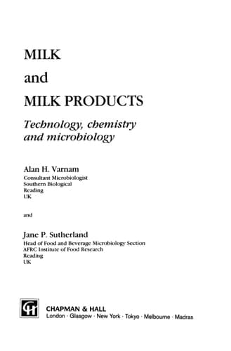 Milk and Milk Products Technology, Chemistry and Microbiology