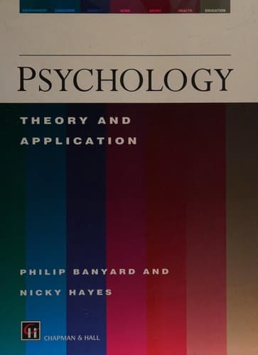 Psychology: Theory and Application