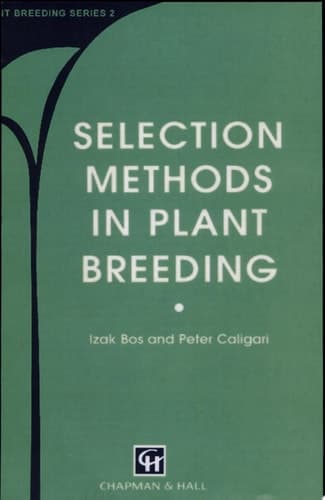 Selection Methods in Plant Breeding