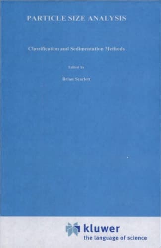 Particle Size Analysis Classification and sedimentation methods
