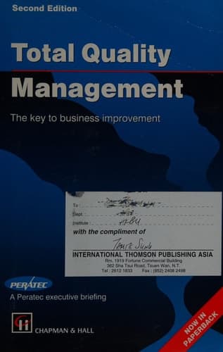 Total Quality Management The key to business improvement