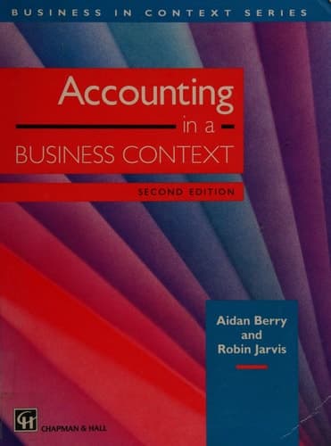 Accounting in a Business Context
