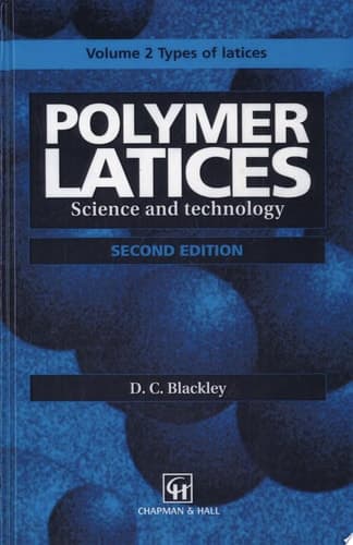 Polymer Latices Science and technology Volume 2: Types of latices