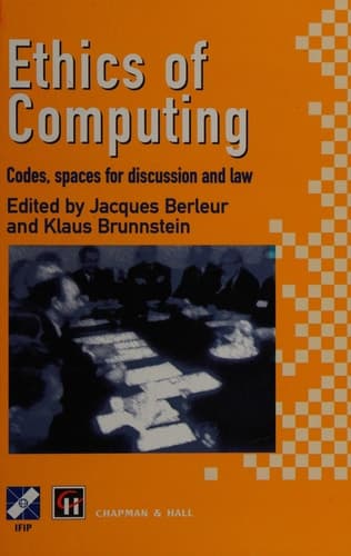 Ethics of Computing Codes, Spaces for Discussion and Law