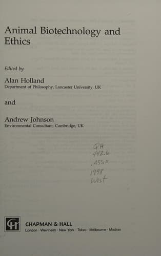 Animal Biotechnology and Ethics
