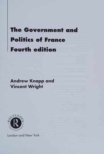 The Government and Politics of France