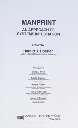 Manprint: An Approach to Systems Integration