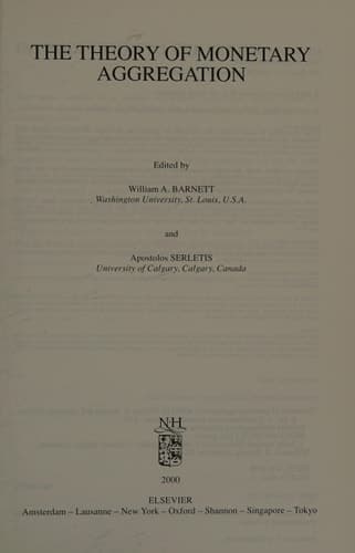 The Theory of Monetary Aggregation