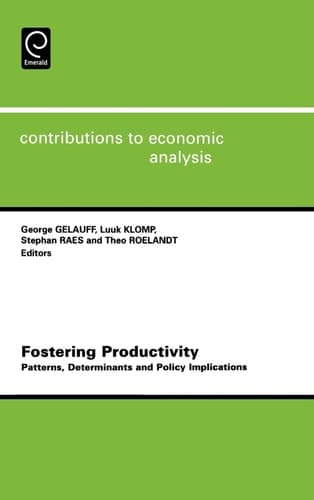 Fostering Productivity Patterns, Determinants and Policy Implications