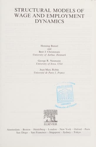 Structural Models of Wage and Employment Dynamics