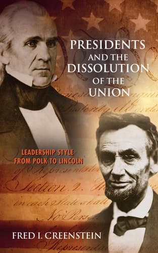 Presidents and the Dissolution of the Union Leadership Style from Polk to Lincoln