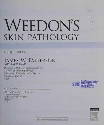 Weedon's Skin Pathology