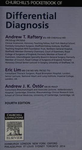 Churchill's Pocketbook of Differential Diagnosis