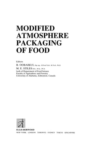 Modified Atmosphere Packaging of Food (Ettore Majorana International Science Series)