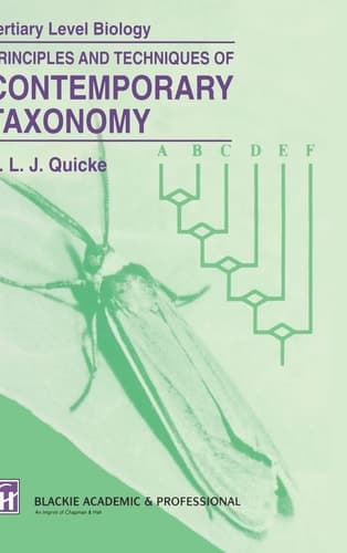 Principles and techniques of contemporary taxonomy (Step-By-Step)