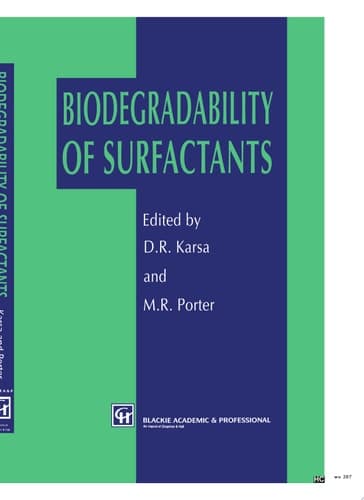 Biodegradability of Surfactants