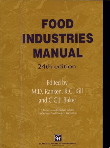 Food Industries Manual