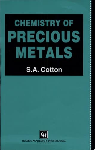 Chemistry of Precious Metals