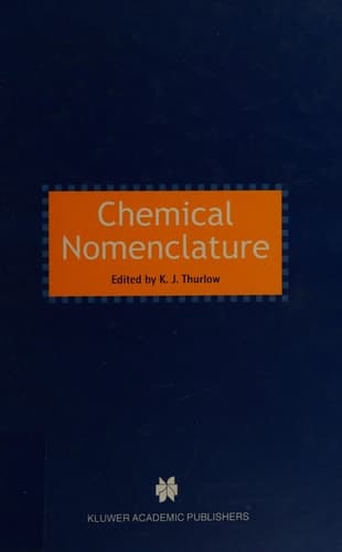Chemical Nomenclature